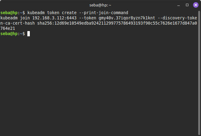 kubeadm token create --print-join-command kubeadm token create --print-join-command