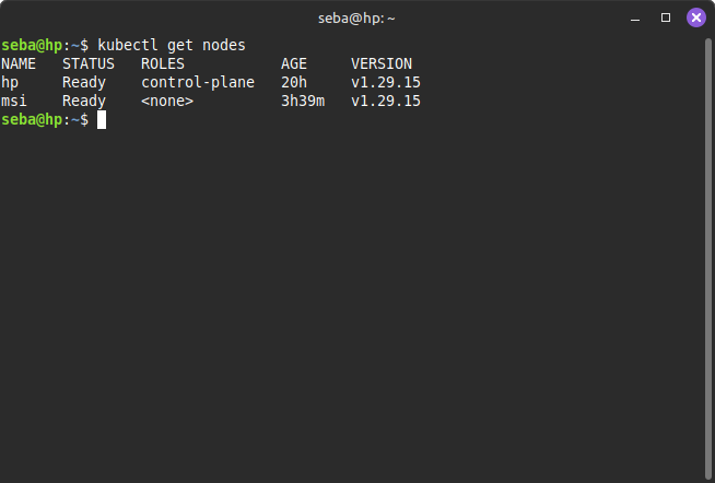 kubectl get nodes kubectl get nodes